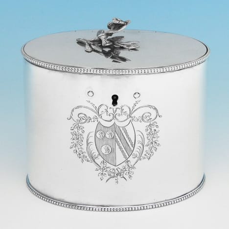 Set of 3 Antique Silver Gilt Tea Caddies 1903-1906 Boxes - Ruby Lane