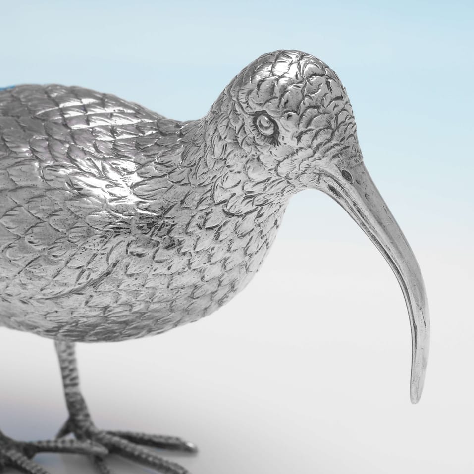 Sterling Silver Snipe Model - Francis Higgins & Son Ltd., hallmarked in 1935 London - George V - Image 3