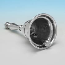 Sterling Silver Bell - J. B. Chatterley, hallmarked in 1965 Birmingham - Elizabeth II - Thumbnail 3