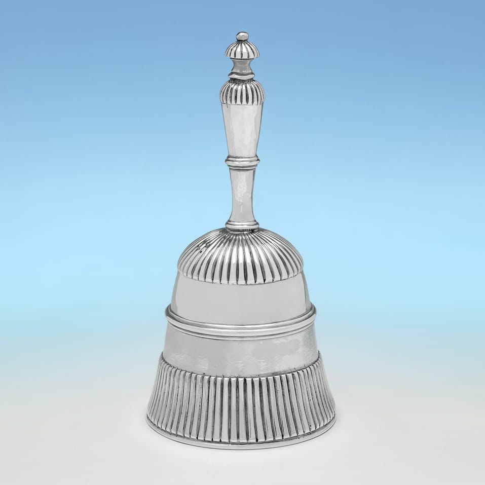 Antique Sterling Silver Bell - Aldwinckle & Slater, hallmarked in 1891 London - Victorian - Image 1