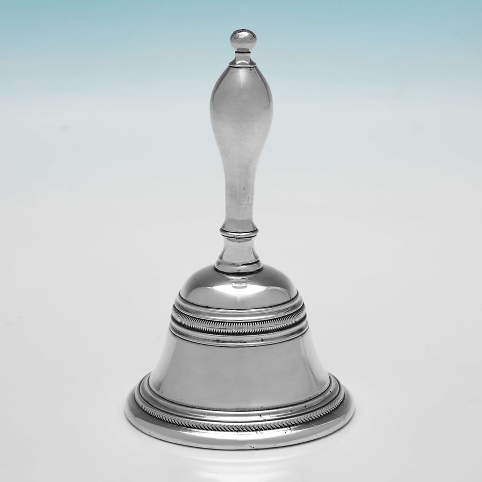 Antique Sterling Silver Bell - Thomas Richards, hallmarked in 1819 London - Regency - Image 1