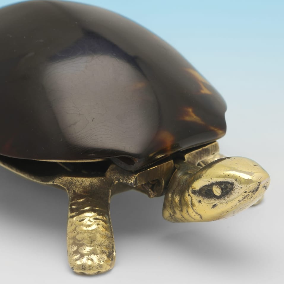 Antique Tortoiseshell Tortoise Bell - made circa 1910 - George V - Image 4