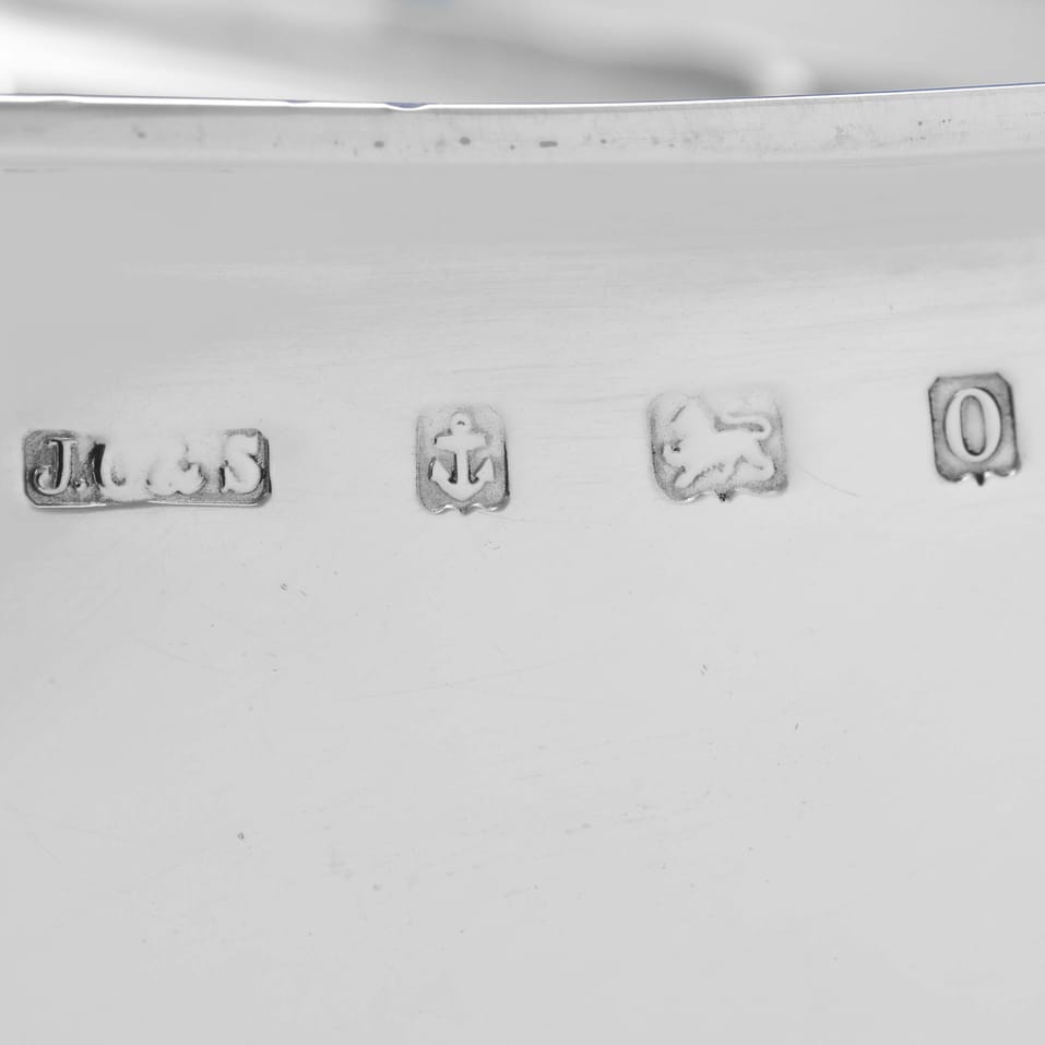 Sterling Silver Bowl - Joseph Cook & Son, hallmarked in 1938 Birmingham - George VI - Image 5