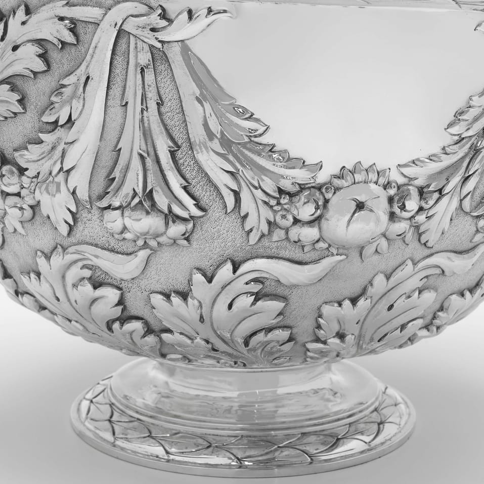 Antique Britannia Standard Silver Bowl - Joseph Heming, hallmarked in 1903 London - Edwardian - Image 5