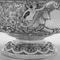 Antique Sterling Silver Armada Pattern Bowl - Elkington & Co., hallmarked in 1905 London - Edwardian - Thumbnail 5