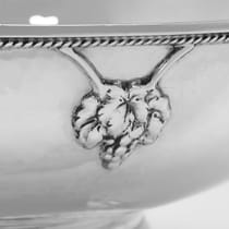 Sterling Silver Bowl - A. E. Jones, hallmarked in 1924 Birmingham - George V - Thumbnail 4