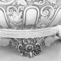 Antique Sterling Silver Bowl - Edward Hutton, hallmarked in 1893 London - Victorian - Thumbnail 5