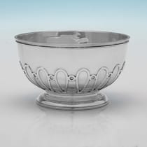 Sterling Silver Pair of Bowls - L. A. Crichton, hallmarked in 1932 London - George V - Thumbnail 2