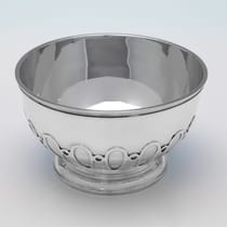 Sterling Silver Pair of Bowls - L. A. Crichton, hallmarked in 1932 London - George V - Thumbnail 3