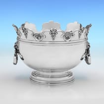 Antique Sterling Silver Bowl - Goldsmiths & Silversmiths Co., hallmarked in 1900 Sheffield - Victorian - Thumbnail 1