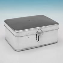 Antique Sterling Silver Box - Charles Reily & George Storer, hallmarked in 1831 London - William IV - Thumbnail 1