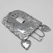 Antique Sterling Silver Breastplate - Jacob Rosenzweig, hallmarked in 1922 London - George V - Thumbnail 4