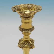 Sterling Silver Candelabra - Carrington & Co., hallmarked in 1965 London - Elizabeth II - Thumbnail 5