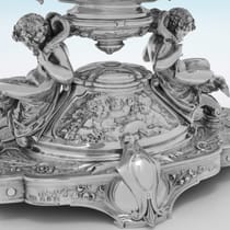 Antique Sterling Silver Centrepiece Suite - Elkington & Co., hallmarked in 1890 Birmingham - Victorian - Thumbnail 11