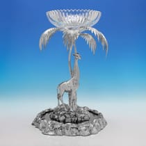 Antique Silver Plate Centrepiece & Plateau - Elkington, hallmarked in 1884 - Victorian - Thumbnail 1