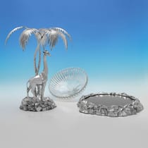 Antique Silver Plate Centrepiece & Plateau - Elkington, hallmarked in 1884 - Victorian - Thumbnail 3