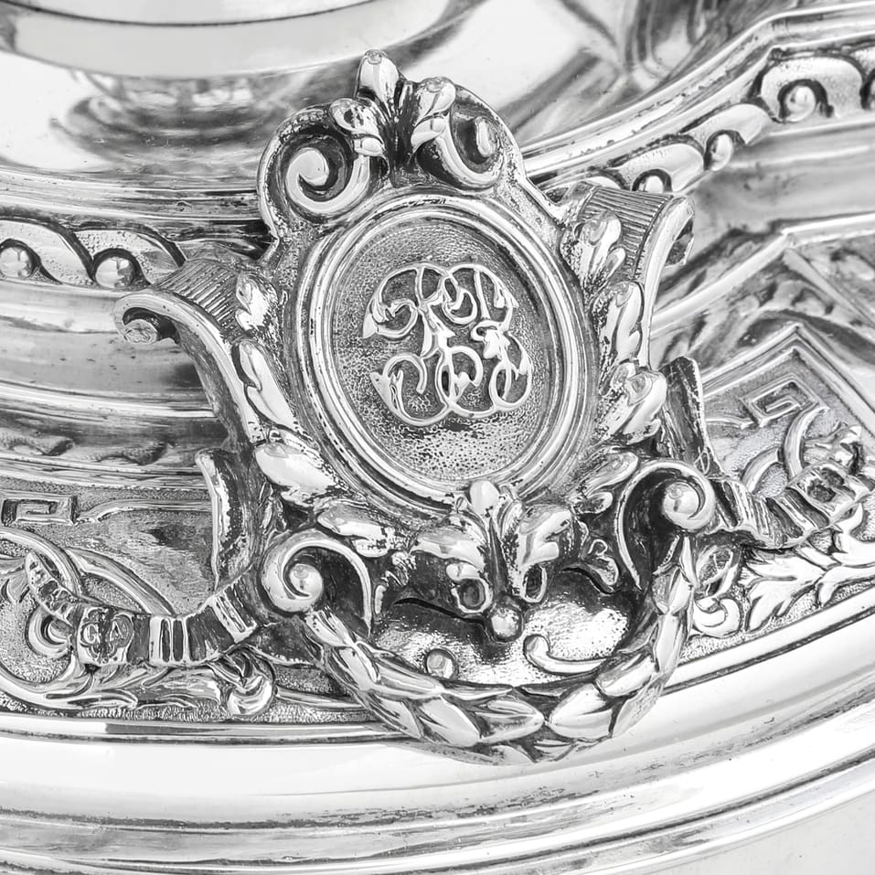 Antique Sterling Silver Centrepiece - George Angell & Co., hallmarked in 1878 London - Victorian - Image 9