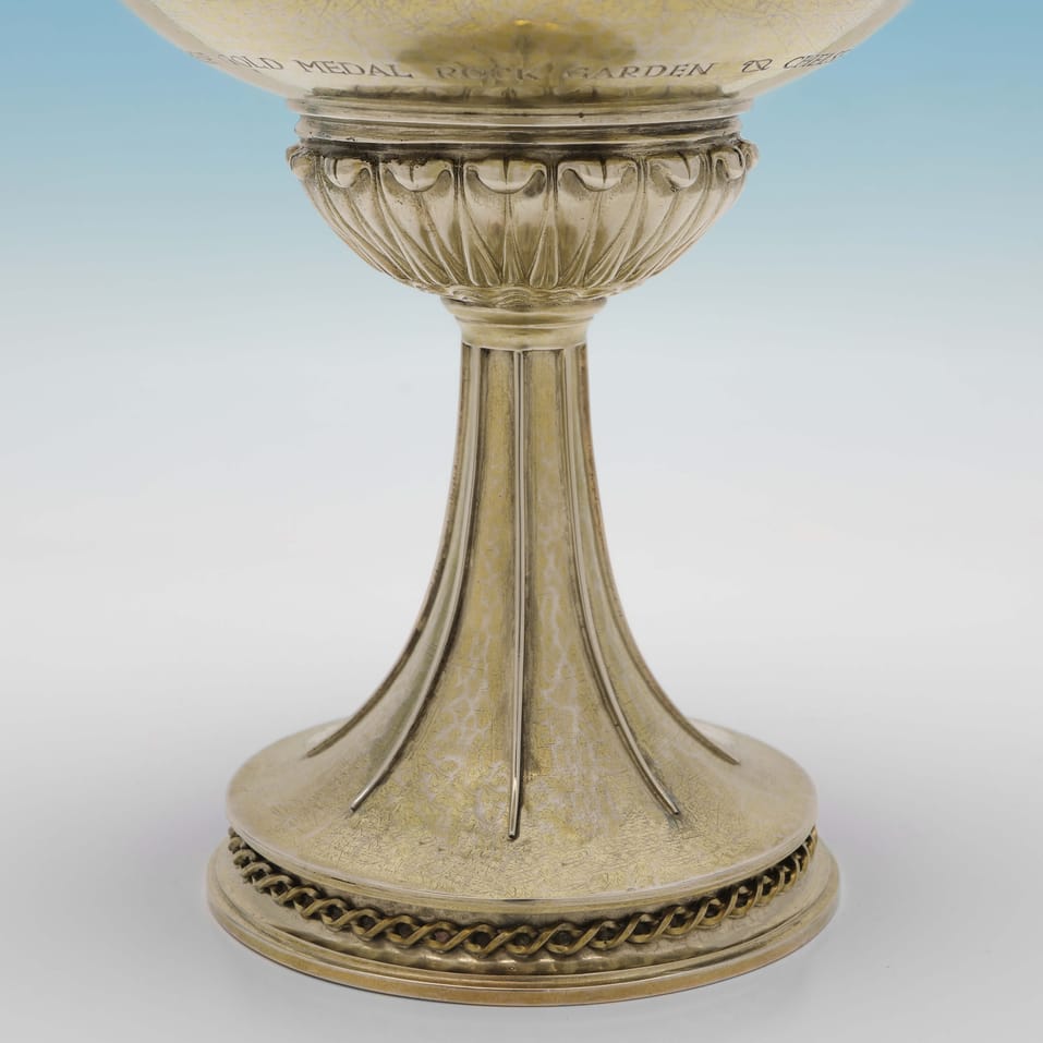 Sterling Silver Chalice - Omar Ramsden, hallmarked in 1936 London - Edward VIII - Image 4