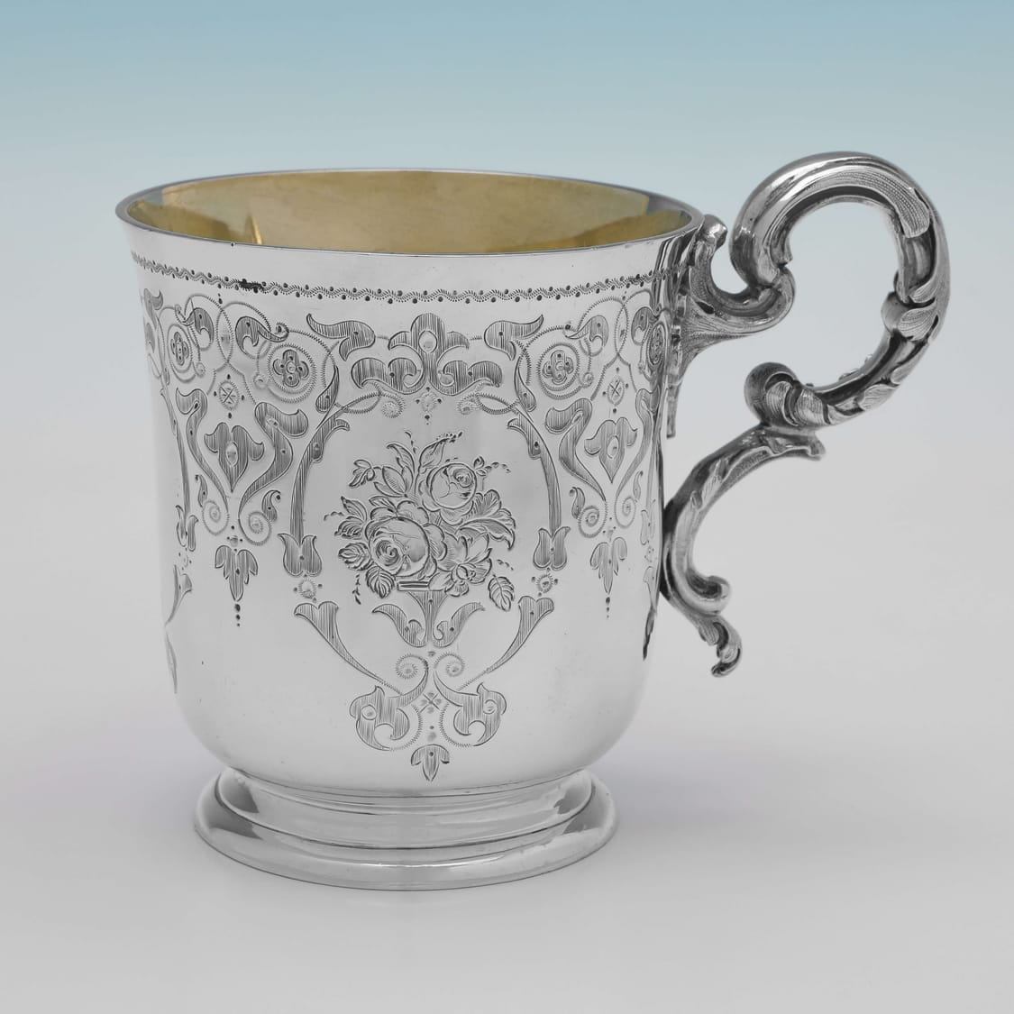 Christening Mugs in Antique Sterling Silver. I Franks presents our ...