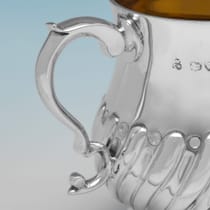 Antique Sterling Silver Christening Mug - Wakely & Wheeler, hallmarked in 1894 London - Victorian - Thumbnail 3