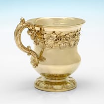 Antique Sterling Silver Christening Mug - Barnard Brothers, hallmarked in 1831 London - William IV - Thumbnail 3