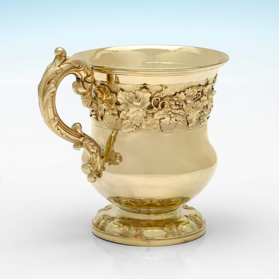 Antique Sterling Silver Christening Mug - Barnard Brothers, hallmarked in 1831 London - William IV - Image 3