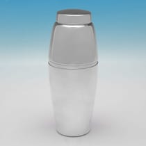 Foreign Silver Cocktail Shaker - Bruckmann, made circa 1965 - Elizabeth II - Thumbnail 1