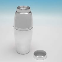 Foreign Silver Cocktail Shaker - Bruckmann, made circa 1965 - Elizabeth II - Thumbnail 2