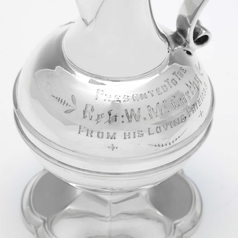 Antique Sterling Silver Communion Set - Walker & Hall, hallmarked in 1882 Sheffield - Victorian - Image 6