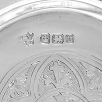 Antique Sterling Silver Travelling Communion Set - Henry Wilkinson & Walker & Hall, hallmarked in 1894 Sheffield - Victorian - Thumbnail 8