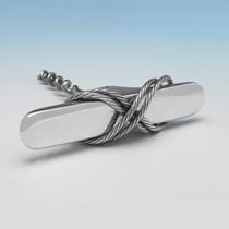 Sterling Silver Corkscrew - Asprey & Co. Ltd., hallmarked in 2002 London - Elizabeth II - Thumbnail 3