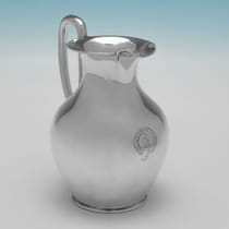 Antique Sterling Silver 'Oenochoe' Cream Jug - Joseph Angell & Son, hallmarked in 1847 London - Victorian - Thumbnail 2