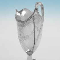 Antique Sterling Silver Cream Jug - Hester Bateman, hallmarked in 1787 London - George III - Thumbnail 4