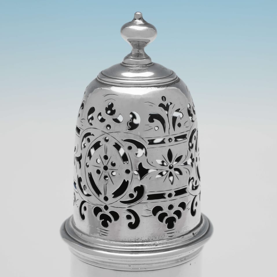 Antique Sterling Silver Warwick Cruet - Thomas Bamford I, hallmarked in 1726 London - George I - Image 7