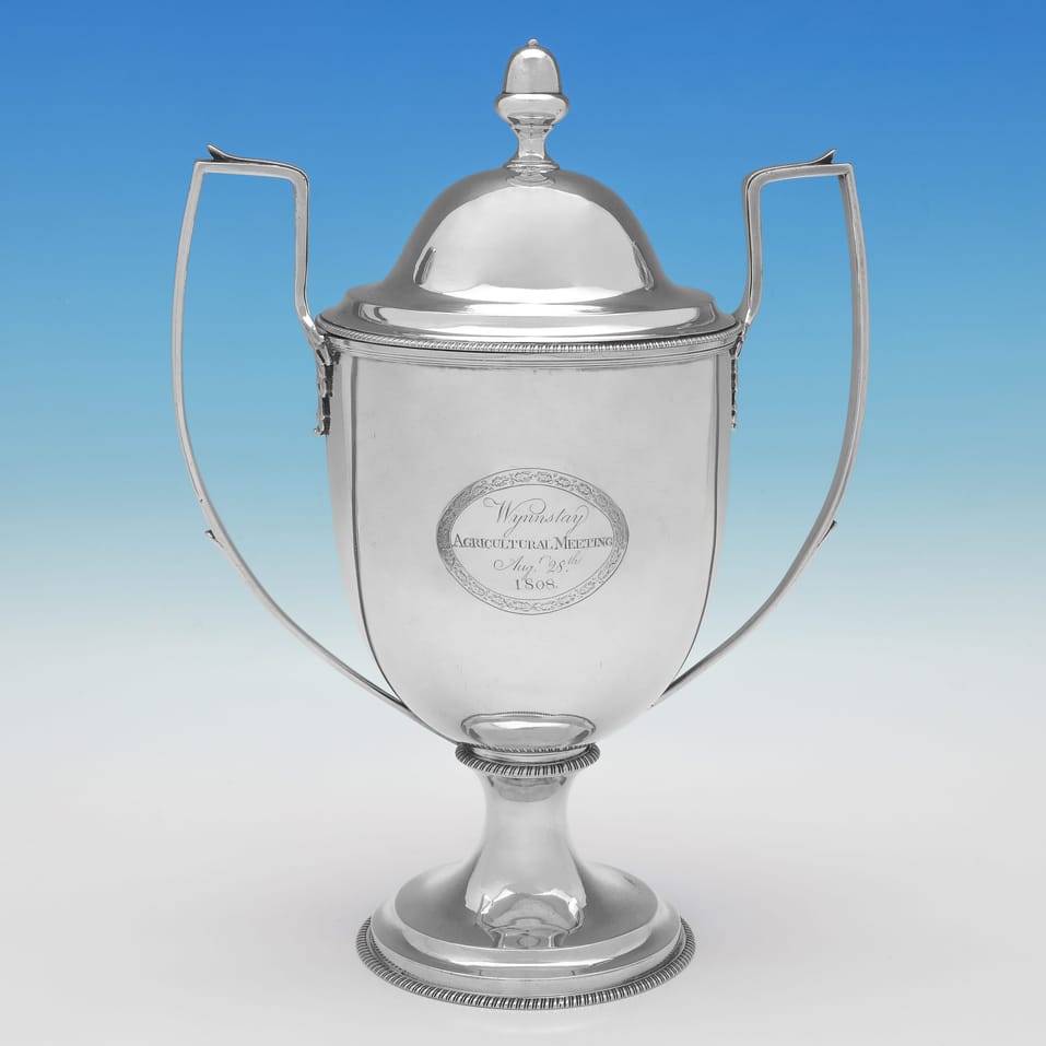 Antique Sterling Silver Cup & Cover - William Bennett, hallmarked in 1808 London - George III - Image 1