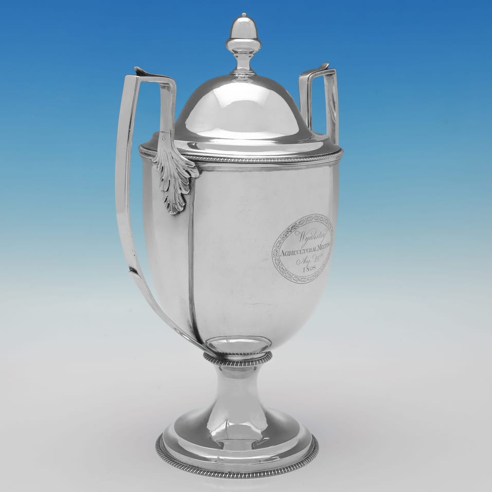 Antique Sterling Silver Cup & Cover - William Bennett, hallmarked in 1808 London - George III - Image 2