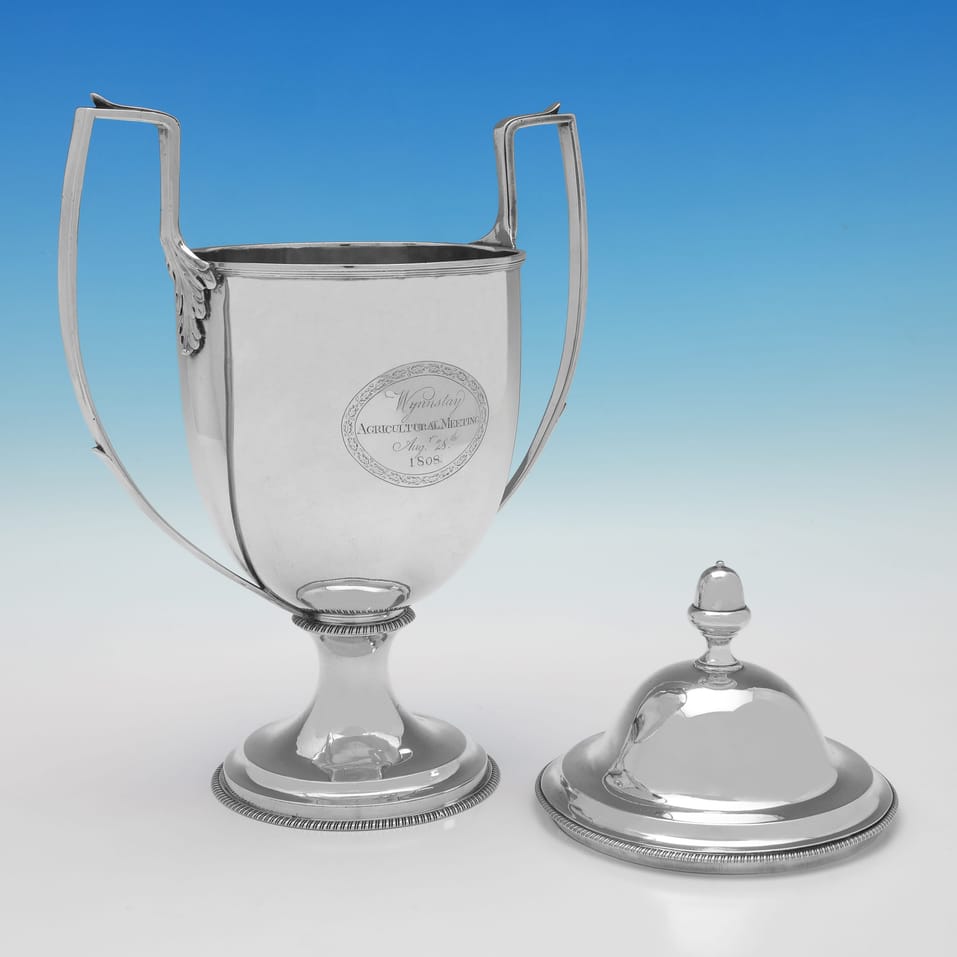 Antique Sterling Silver Cup & Cover - William Bennett, hallmarked in 1808 London - George III - Image 3