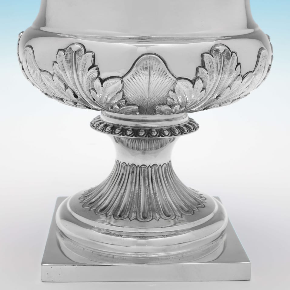 Sterling Silver Cup & Cover - Reid & Sons, hallmarked in 1928 London - George V - Image 5