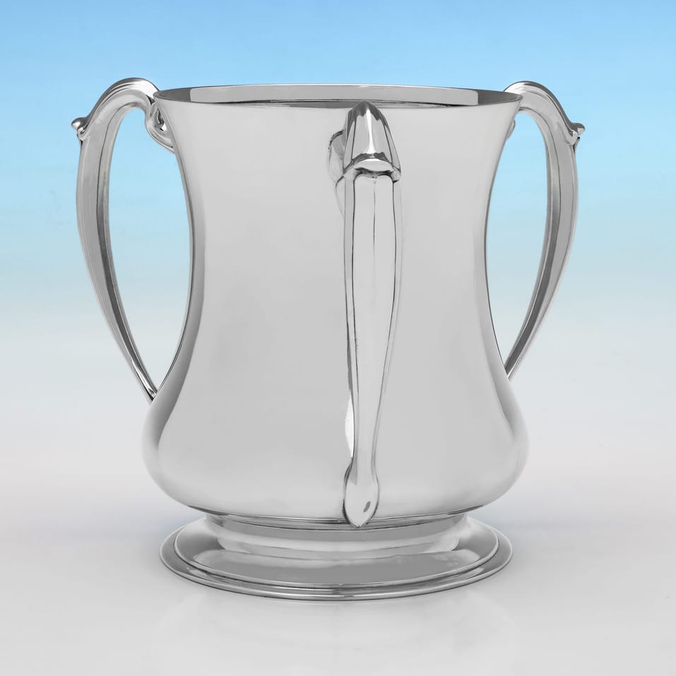 Sterling Silver Loving Cup - Henry Atkin, hallmarked in 1925 Sheffield - George V - Image 2