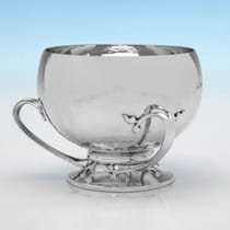 Antique Sterling Silver Cup - Wakely & Wheeler, hallmarked in 1904 London - Edwardian - Thumbnail 3