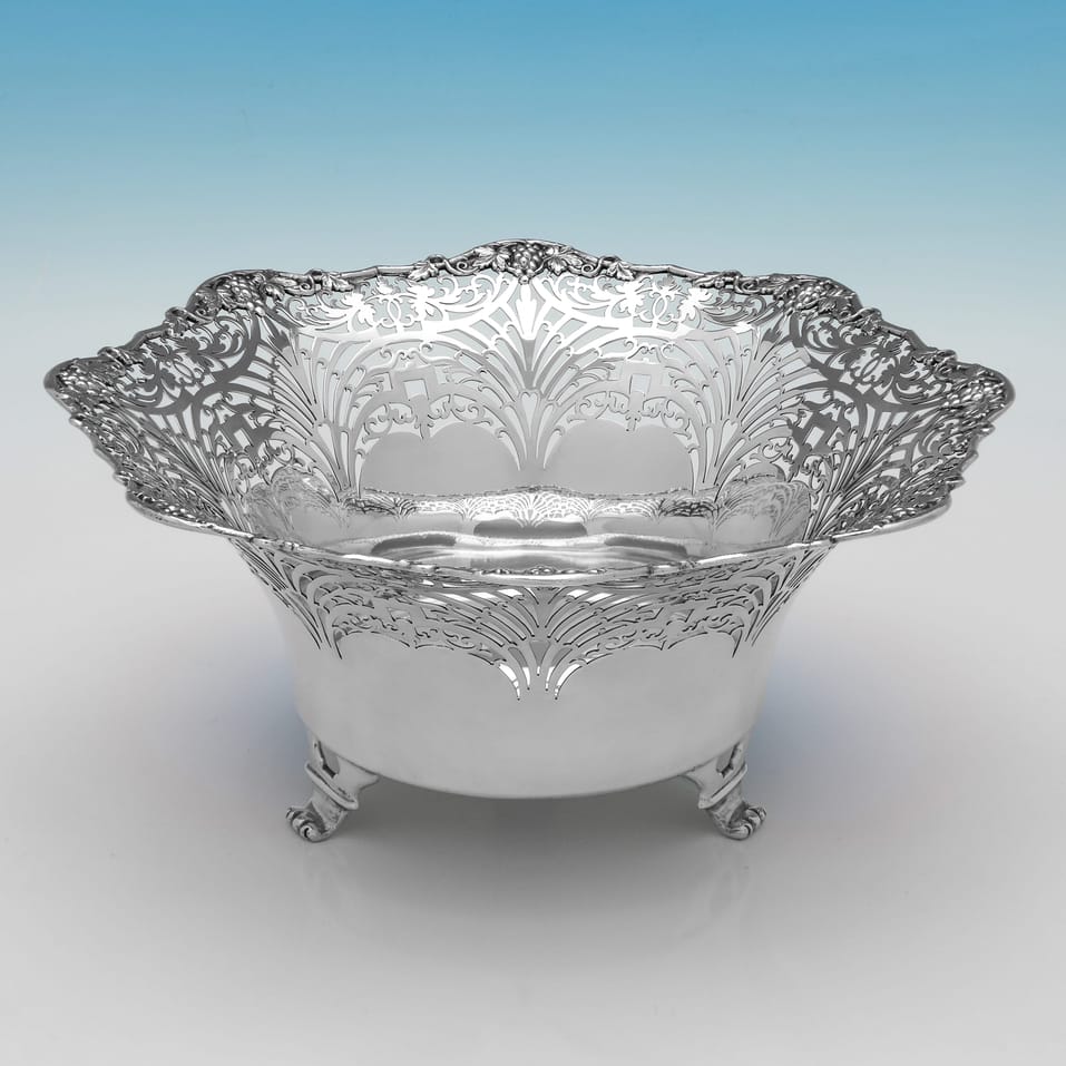 Sterling Silver Dish - Mappin & Webb, hallmarked in 1942 Sheffield - George VI