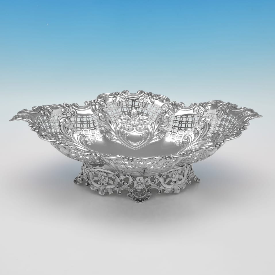 Antique Sterling Silver Suite of Dishes - James Dixon & Sons, hallmarked in 1896 Sheffield - Victorian - Image 2