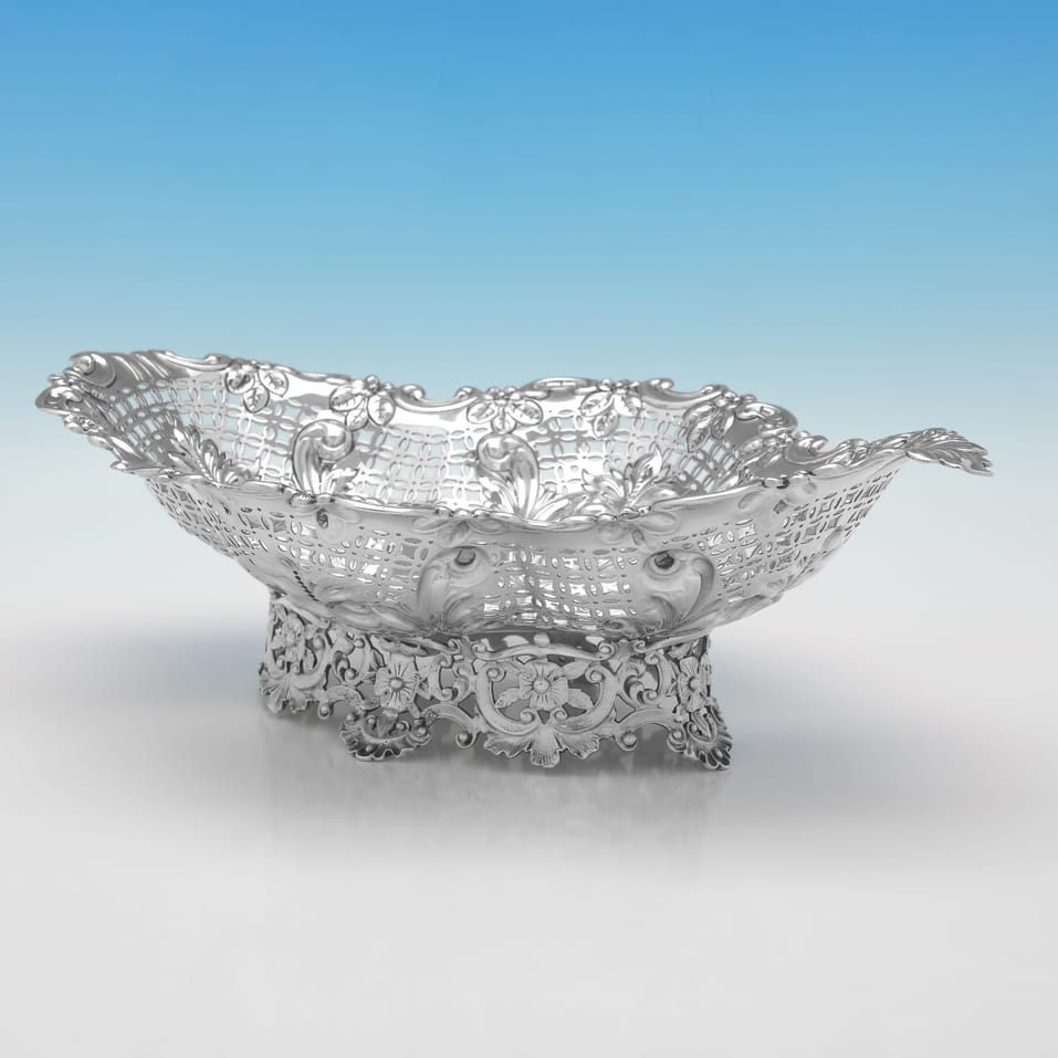 Antique Sterling Silver Suite of Dishes - James Dixon & Sons, hallmarked in 1896 Sheffield - Victorian - Image 3