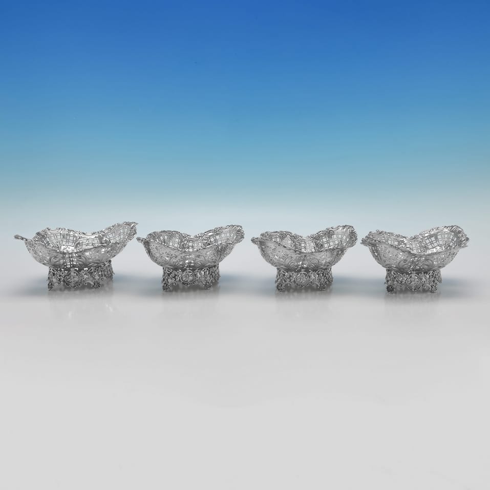 Antique Sterling Silver Suite of Dishes - James Dixon & Sons, hallmarked in 1896 Sheffield - Victorian - Image 6