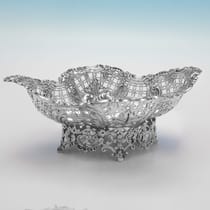 Antique Sterling Silver Suite of Dishes - James Dixon & Sons, hallmarked in 1896 Sheffield - Victorian - Thumbnail 7