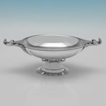 Sterling Silver Dish - Edward Barnard & Sons, hallmarked in 1928 London - George V - Thumbnail 1