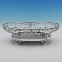 Antique Sterling Silver Dish - Elkington, hallmarked in 1908 London - Edwardian - Thumbnail 2