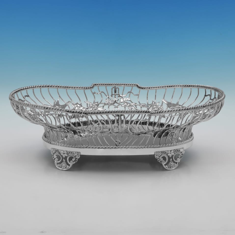 Antique Sterling Silver Dish - Elkington, hallmarked in 1908 London - Edwardian - Image 2