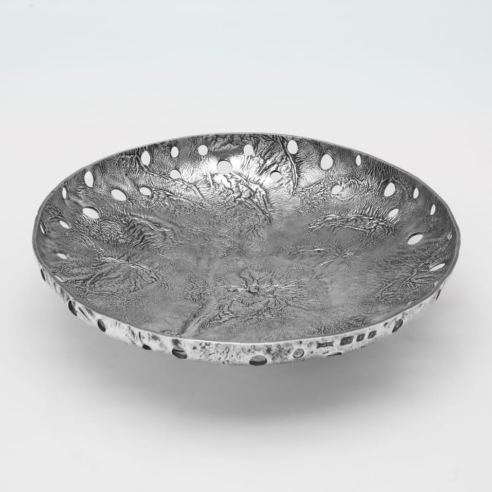 Sterling Silver Dish - S. J. Rose, hallmarked in 1970 London - Elizabeth II - Image 2