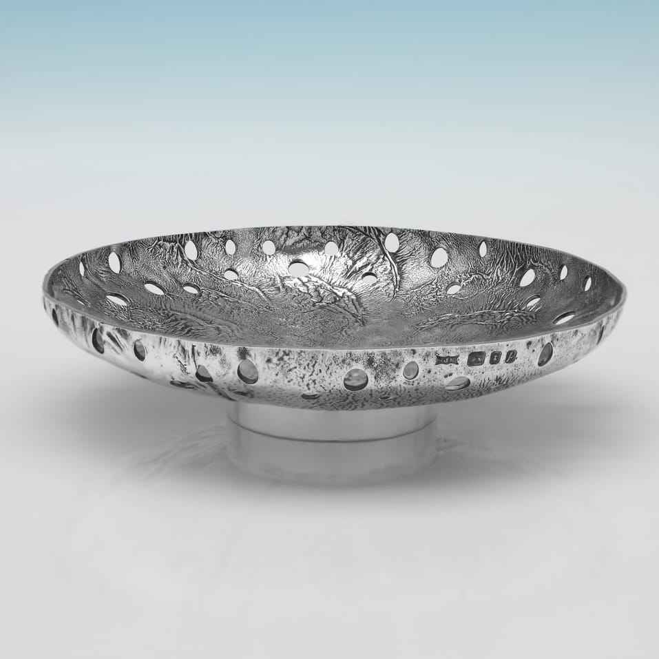 Sterling Silver Dish - S. J. Rose, hallmarked in 1970 London - Elizabeth II - Image 1